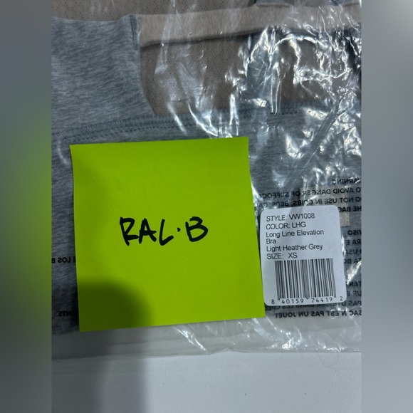 Vuori Women's XS Long Line Elevation Bra Heather Grey NWT Medium Support Mesh - Picture 7 of 7